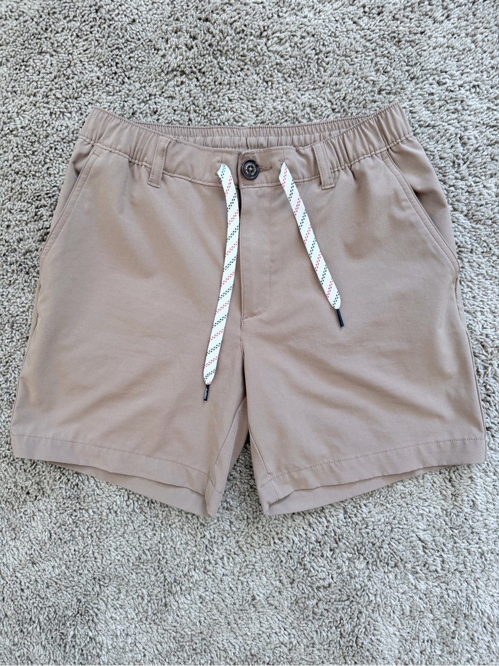 chubbies Everywear Hybrid Shorts Khaki Size S 6” inseam